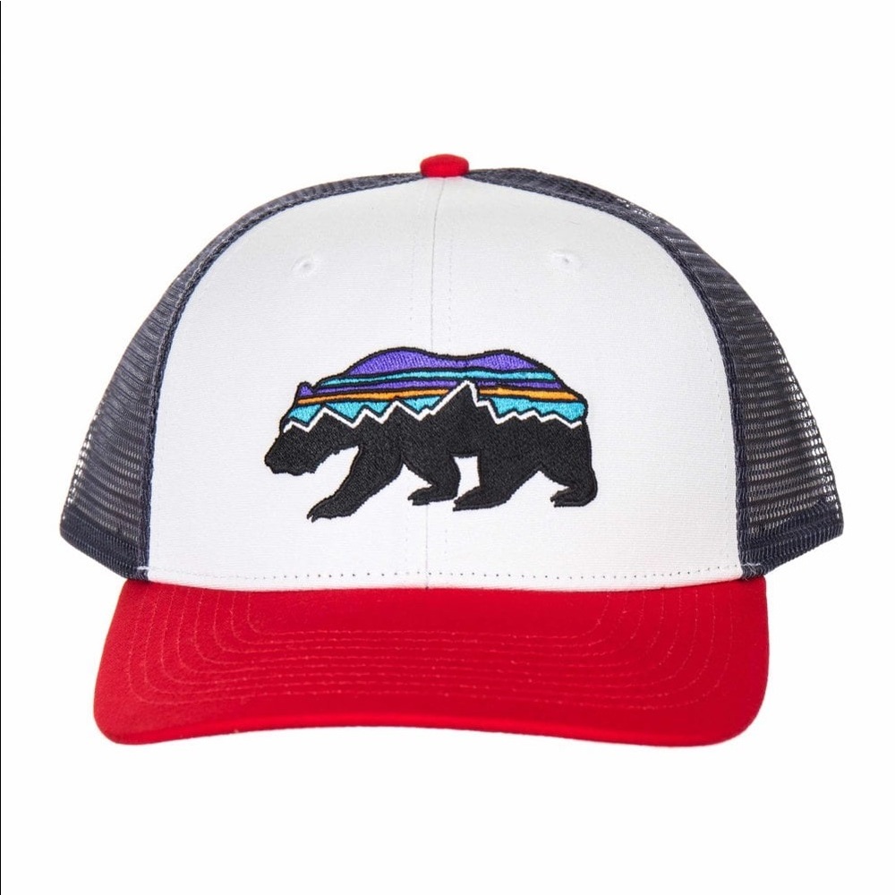 Patagonia Fitz Roy Bear Layback Trucker Snap Cap